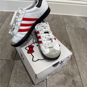 Hello Kitty Adidas Gazelle C Originals with Gold Accents